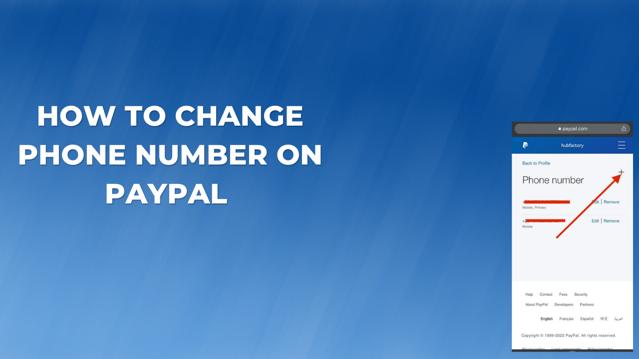 How To Change Phone Number On Paypal 
